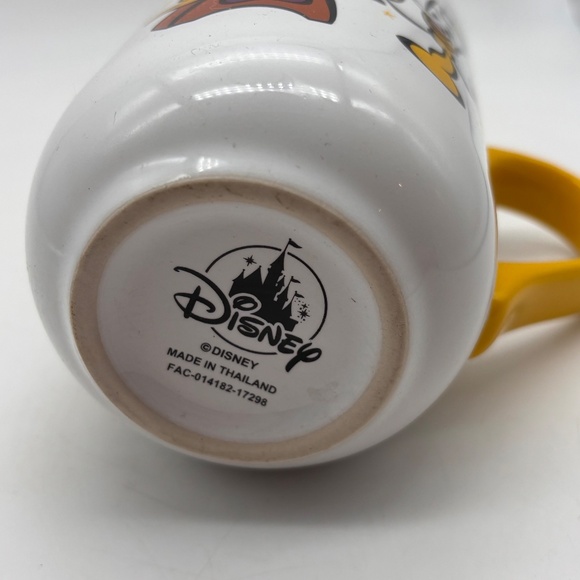 Disney Beauty and the Beast Lumiere and Cogsworth Cartoon Coffee Mug - Picture 11 of 13